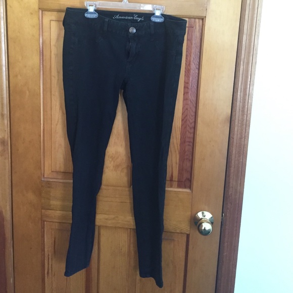 Black American Eagle jeggings