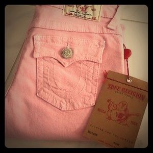 Authentic pink toddler TRUE RELIGION jeans
