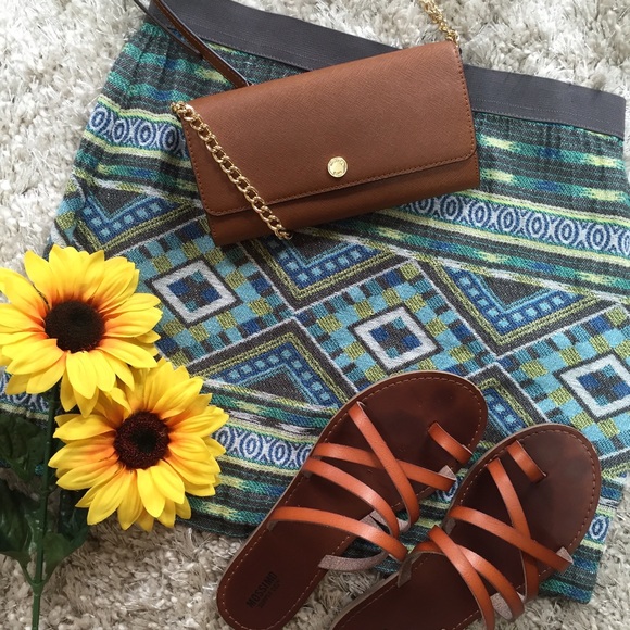 Aztec Print Skirt