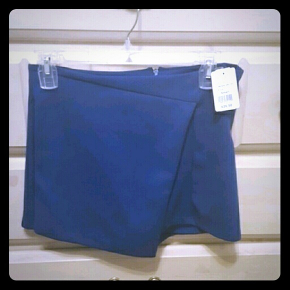 Royal blue skirt/short