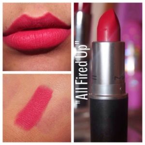 MAC "All Fired Up" lipstick