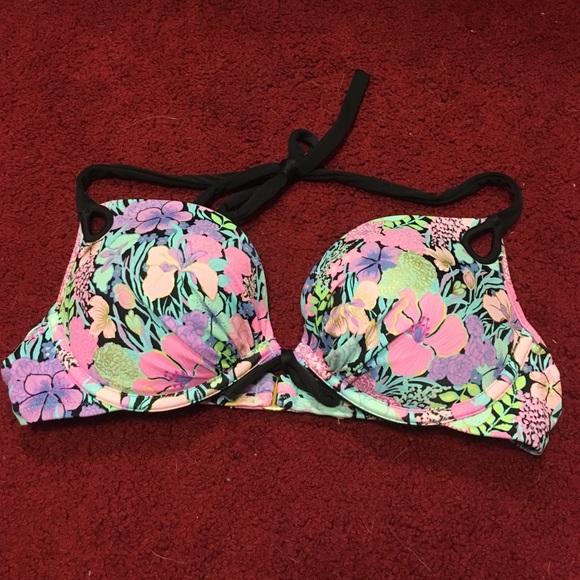 Victorias Secret Neon Floral Bikini 34C