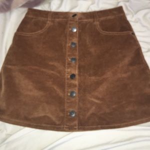 Brown Brandy Melville skirt