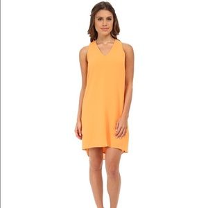 DKNYC textured sleeveless v-neck dress