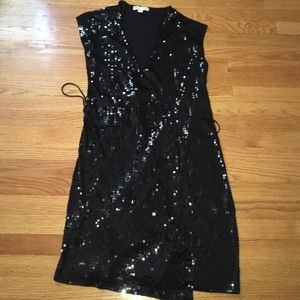 Michael Kors Sequin wrap dress