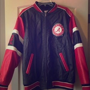 Alabama Crimson Tide leather jacket