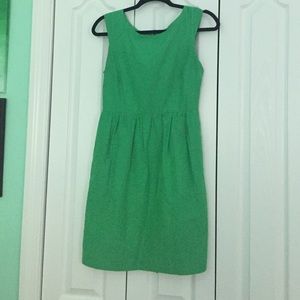 Jcrew Factory Emerald Green Cora Dress