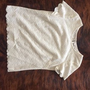 Cream loft shirt