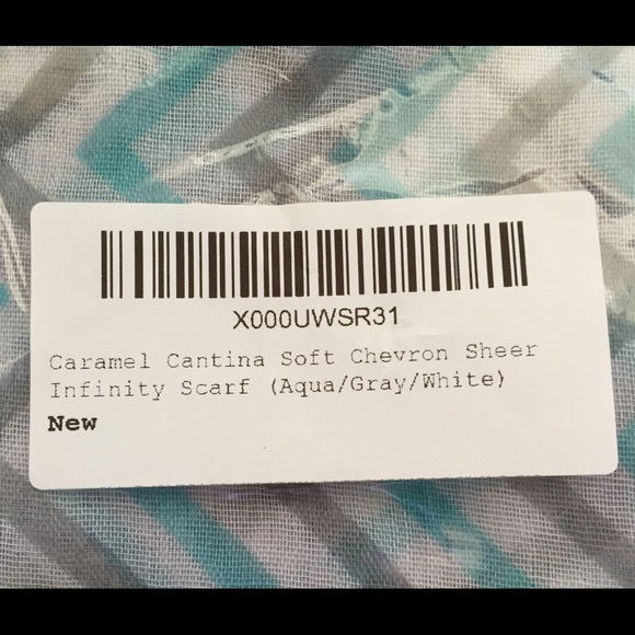 Lightweight Soft Chevron Sheer Infinity Scarf - Picture 4 of 4