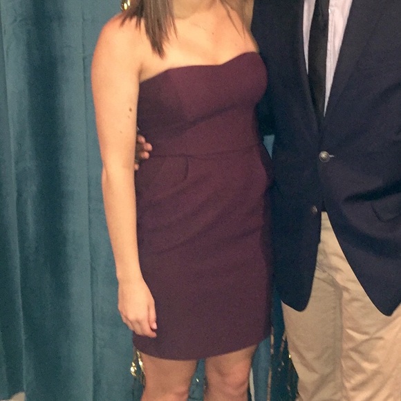 Plum formal Dress