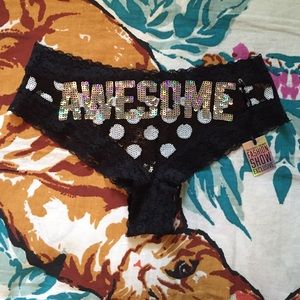 Victoria's Secret Pink Sequined Underwear