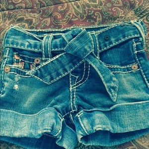 Authentic Toddler True Religion shorts