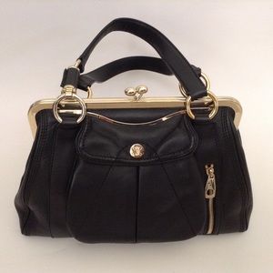 Celine Clandestine Bag in Black Calfskin Celine Clandestine Bag in Black Calfskin