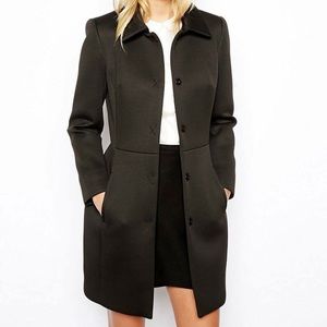 ASOS Black Formal Structured Long Blazer Coat