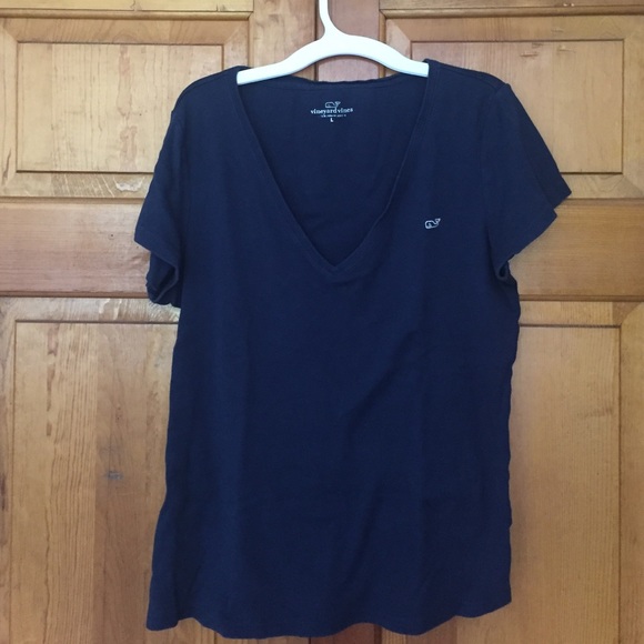 Navy blue VV tee