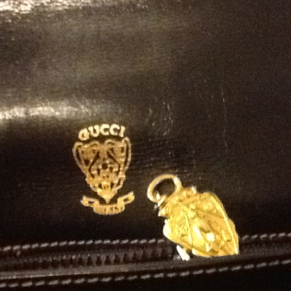 Gucci vintage leather hand bag - Picture 3 of 4