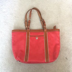 Pink coach purse