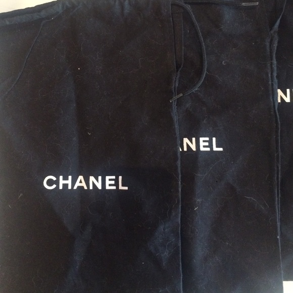 Chanel shoe dust cover bags