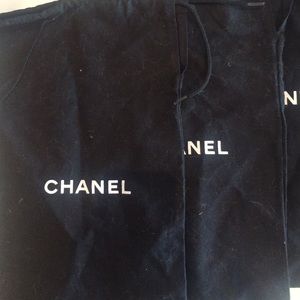 Chanel shoe dust cover bags