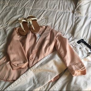 Light pink jacket!