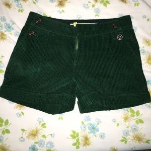 Green Corduroy Shorts Anthropologie Suze 2