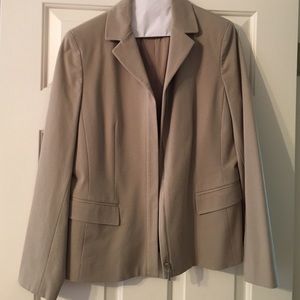Ann Taylor Suit style jacket with zipper