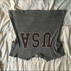 USA crop top