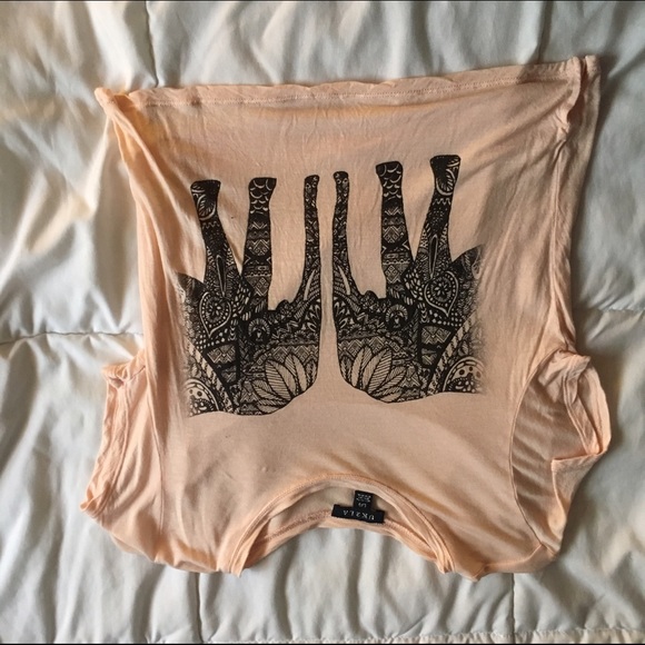 Pink crop top