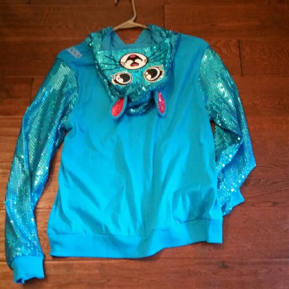 Justice size 20 kids zip up hoodie