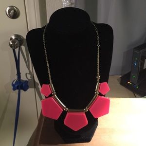 Neon pink necklace