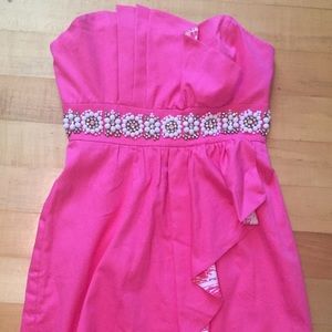 Lilly Pulitzer strapless cocktail dress