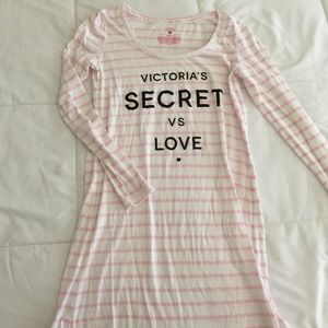 Victoria's Secret Long Sleeved Sleep Shirt