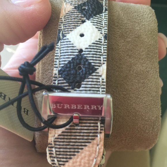 Burberry stainless steel analog watch BU9025
