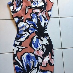 Multiple color pattern Dress