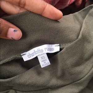 Olive green Pencil Skirt