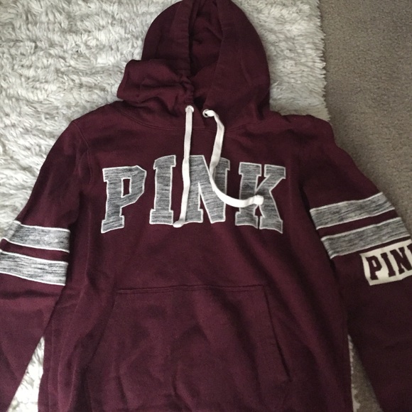 Victoria's Secret PINK burgundy sweatshirt