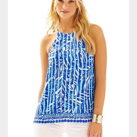 Lilly Pulitzer blue top