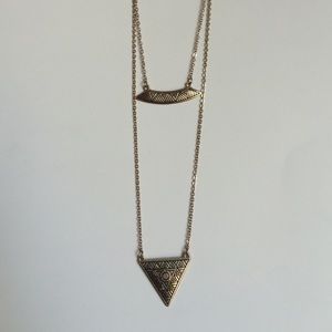 Double Layer Aztec Style MuMu Necklace