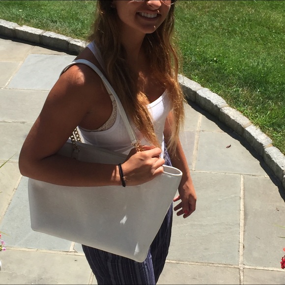 White Michael Kors bag