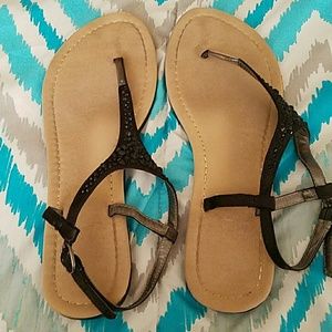 Black sandals