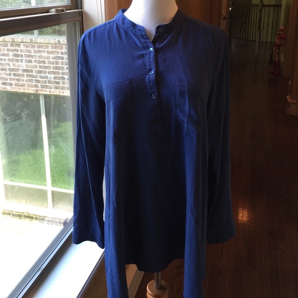 Eileen fisher DIL Henley style top