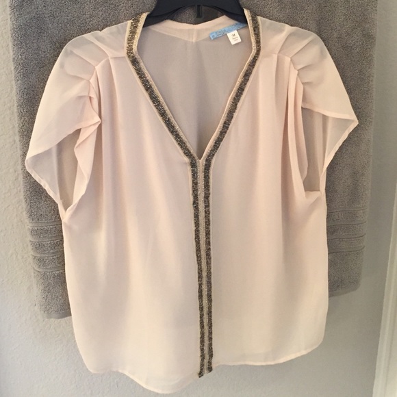 Sheer beaded top - Picture 1 of 3
