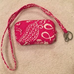 Vera Bradley Lanyard + Wallet