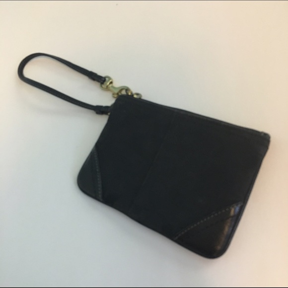 Coach Black Wristlet