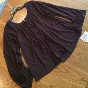 Wrangler cowgirl tunic in chocolate!