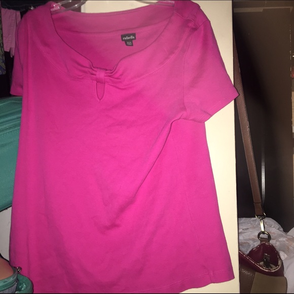 Hot Pink Rafaella Top - Picture 1 of 1