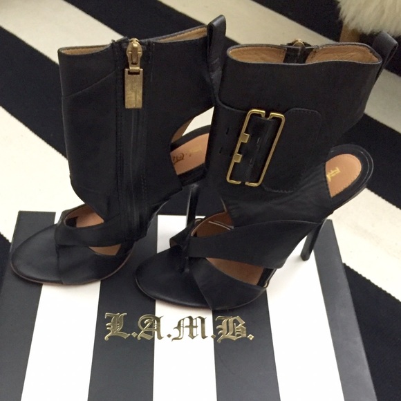 LAMB Leather Heels Never Worn