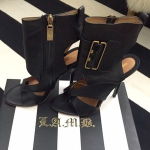 LAMB Leather Heels Never Worn