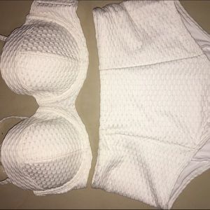 High waisted bikini set