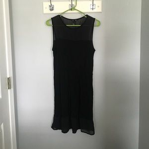 H&M Sheer strap black dress
